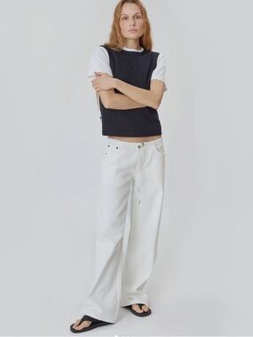 Still Here Cool Jean in Milk Sz 26